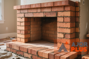 ساخت شومینه با اجرنما نسوز