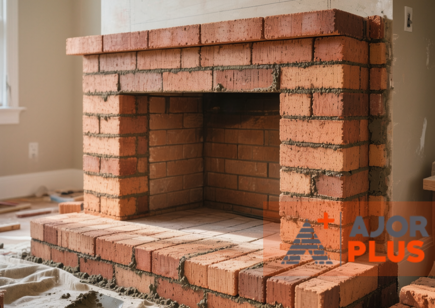 ساخت شومینه با اجرنما نسوز